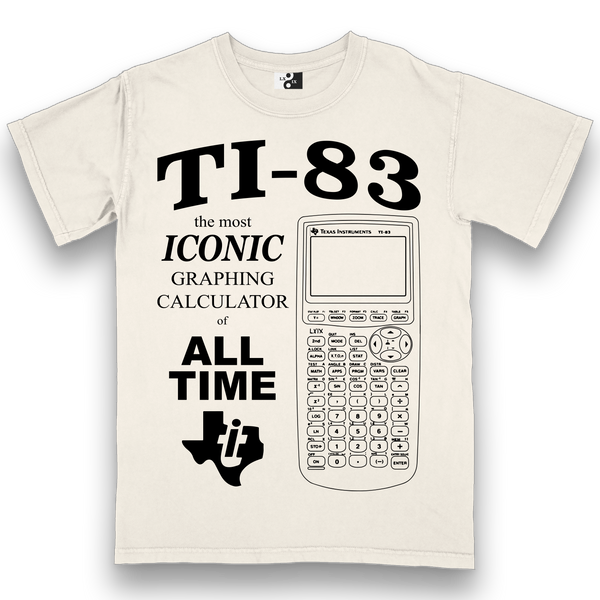 TI 83 THE MOST ICONIC SS TEE (preorder eta: mid may)
