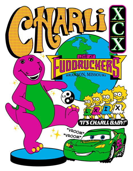 Charli @ Fuddruckers Poster Print