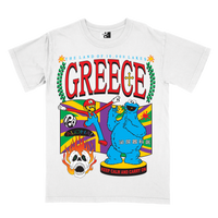 greece tourist tee - white [preorder: eta early oct]