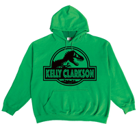jurassic kelly hoodie - green