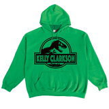 jurassic kelly hoodie - green