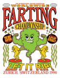 World Farting Championship Poster Print