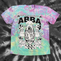 ABBA tie dye tee - large