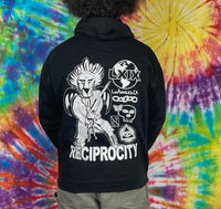 reciprocity black metal hoodie