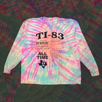 TI 83 tie dye long sleeve tee - XXXL