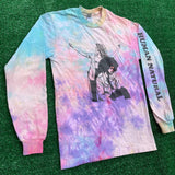 human natural tie dye long sleeve - small