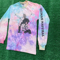 human natural tie dye long sleeve - small