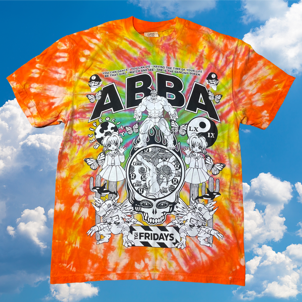 ABBA tie dye tee - medium